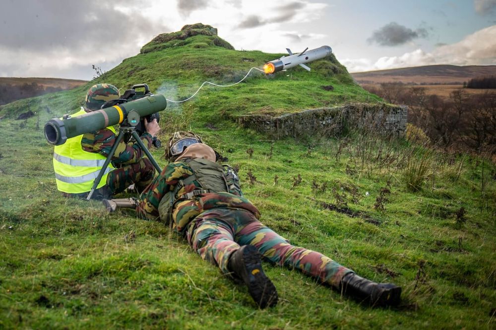 Un misil SPIKE LR2 con tecnología israelí