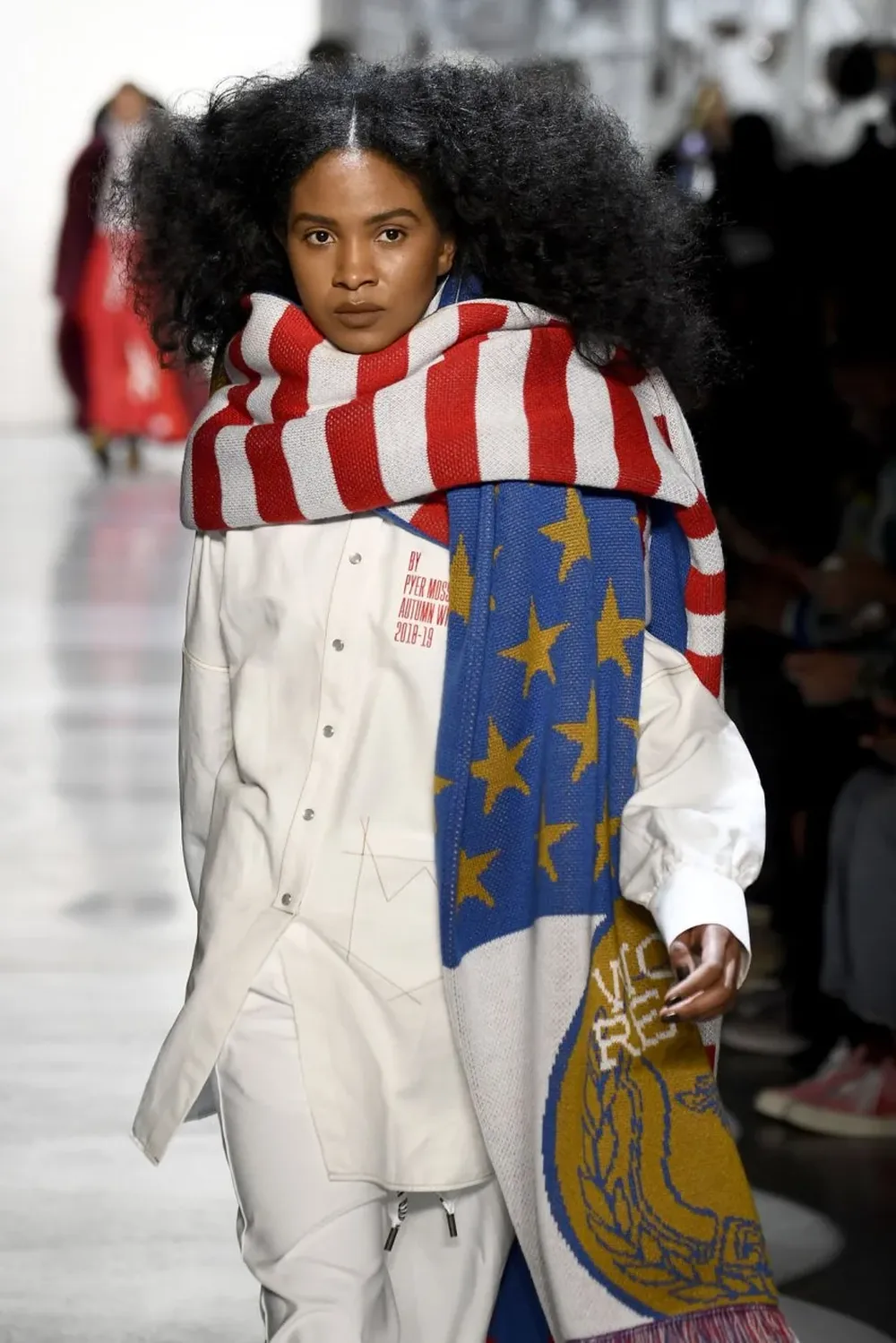 Pyer Moss - La colaboración entre el diseñodor y Reebok llegó con imágenes patrióticas