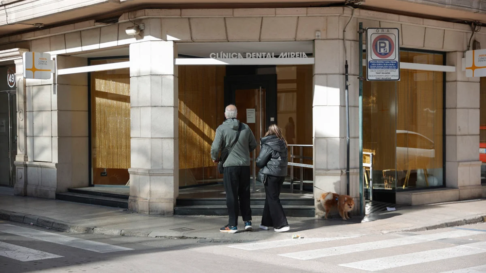 La Clínica dental donde ocurrió la trágica muerte de la niña de 6 años en Valencia.