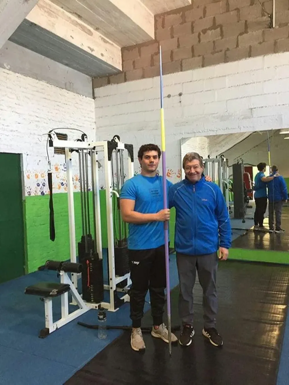 Techera y su mentor, Puig