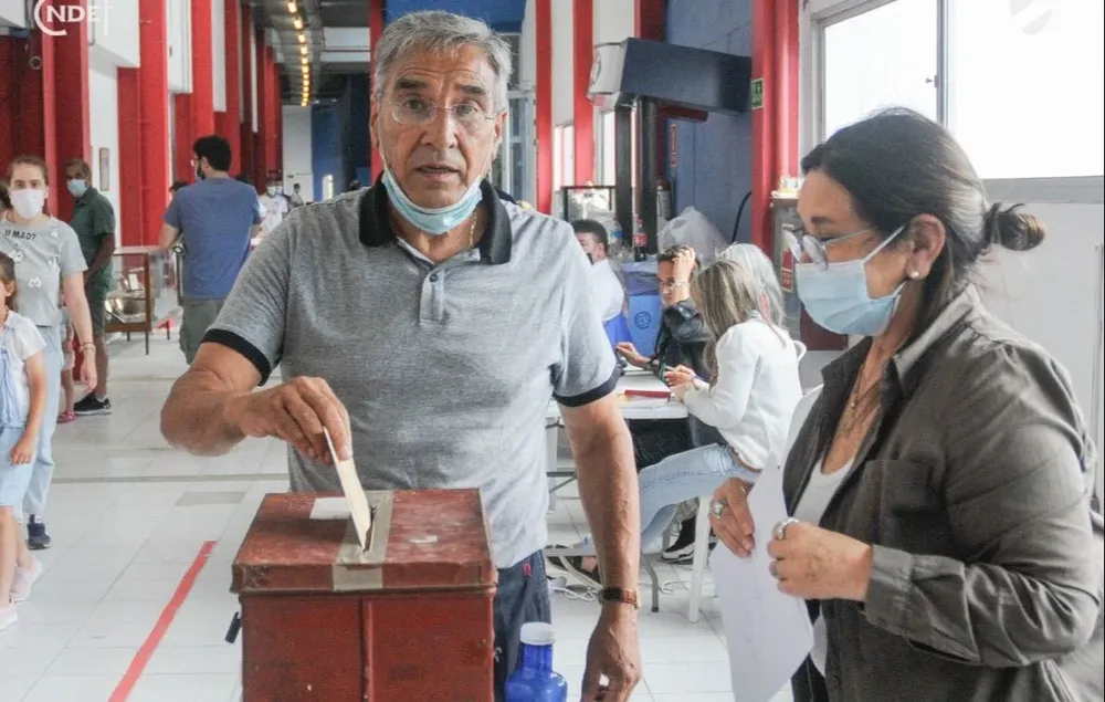 Victorino en las elecciones de Nacional en 2021