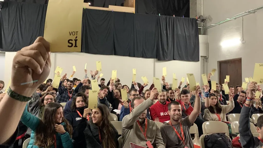 Votación de las juventudes republicanas.