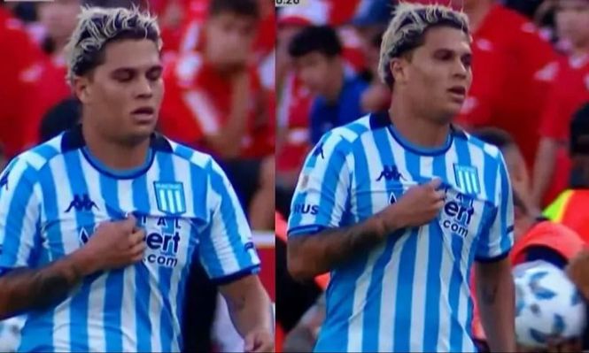 El polémico gesto de Juanfer Quintero