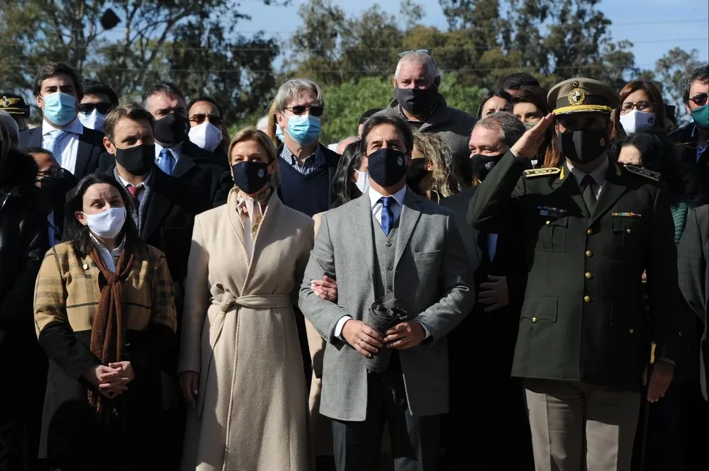 El mandatario asistió este miércoles al acto oficial por la Declaratoria de la Independencia, en Florida