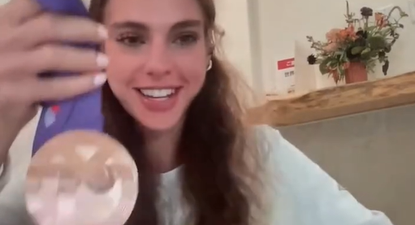 Julia Paternain mostró dónde guarda su medalla
