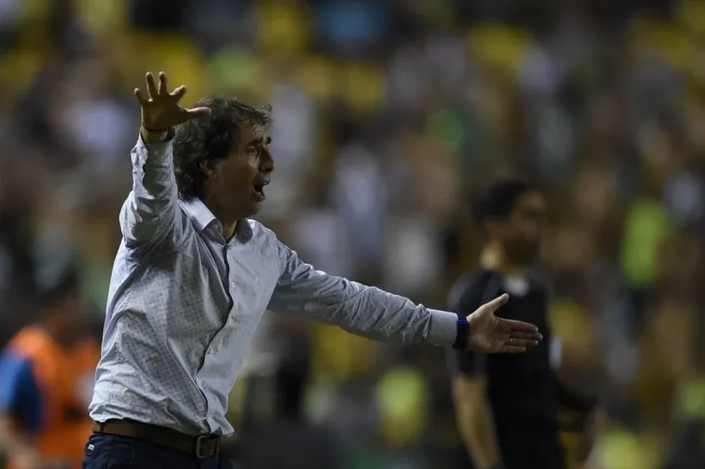 Guillermo Almada en el debut de la Libertadores 2017