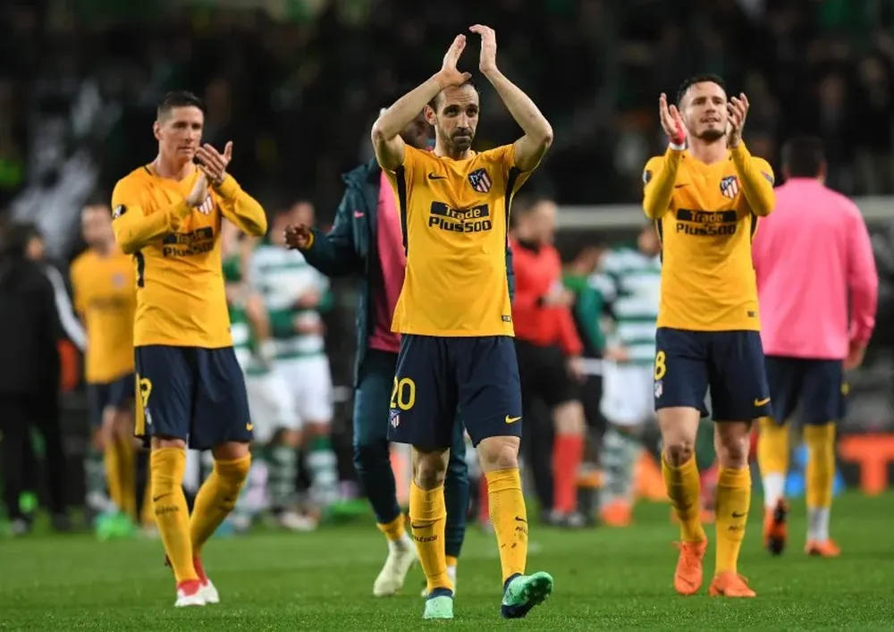 Atlético de Madrid festejó