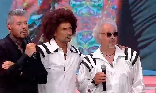 Marcelo Tinelli, El Tirri y Miguel Conejito Alejandro