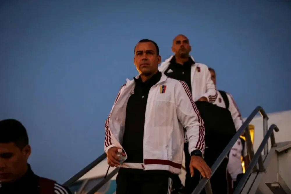 Dudamel en su llegada a Montevideo