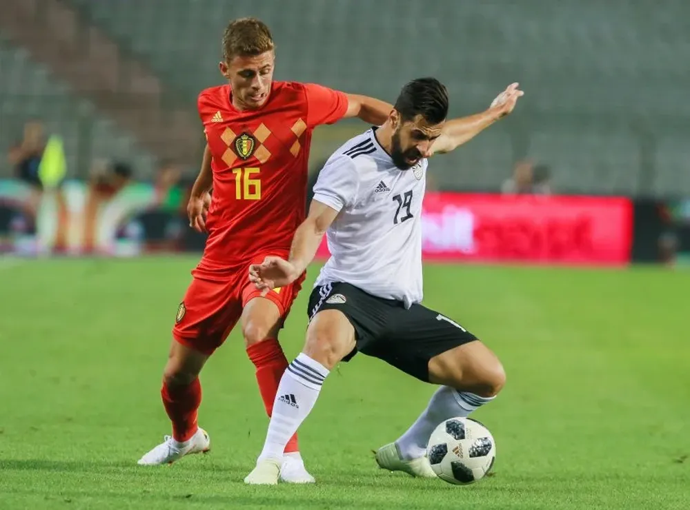 Egípto fue goleado por Bélgica