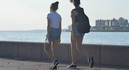Rambla en verano. Archivo