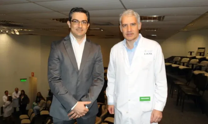 Damian Lachaga y Gabriel Peluffo