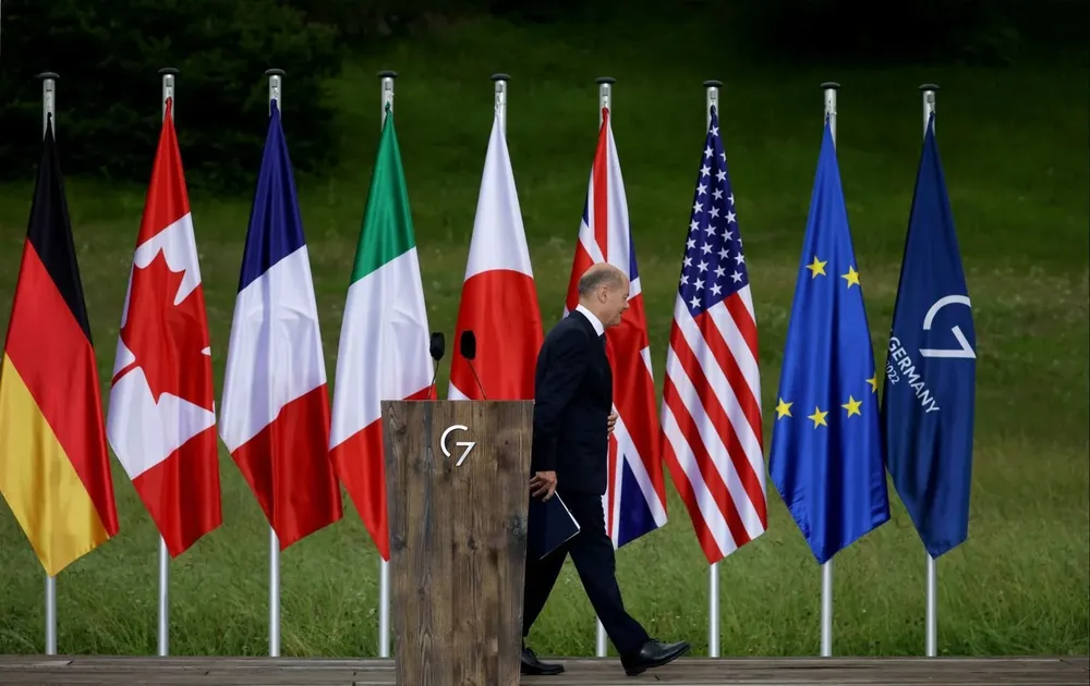 Joe Biden, presidente de los Estados Unidos, en la cumbre del G7 de 2022