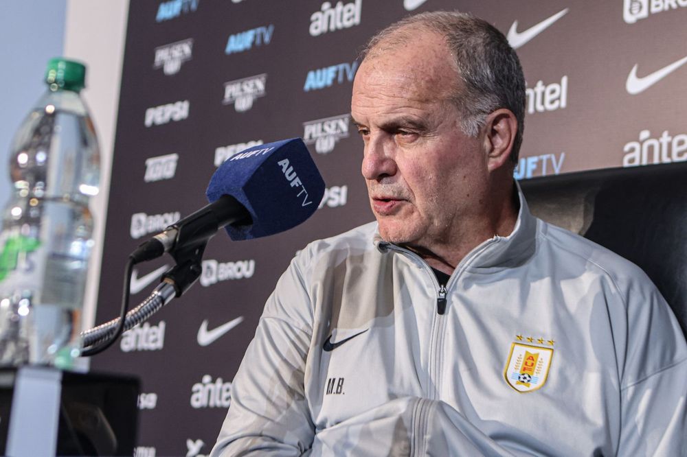 Marcelo Bielsa en conferencia de prensa&nbsp;