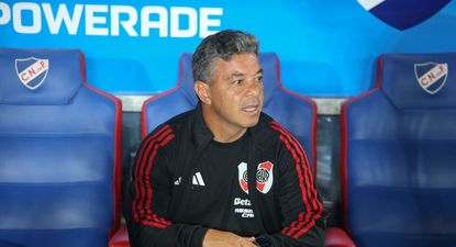 Marcelo Gallardo en el Gran Parque Central