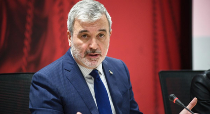 El alcalde de la capital catalana, el socialista Jaume Collboni.