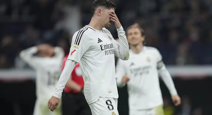 la reaccion de mina bonino, tras el error de federico valverde que le costo la derrota a real madrid