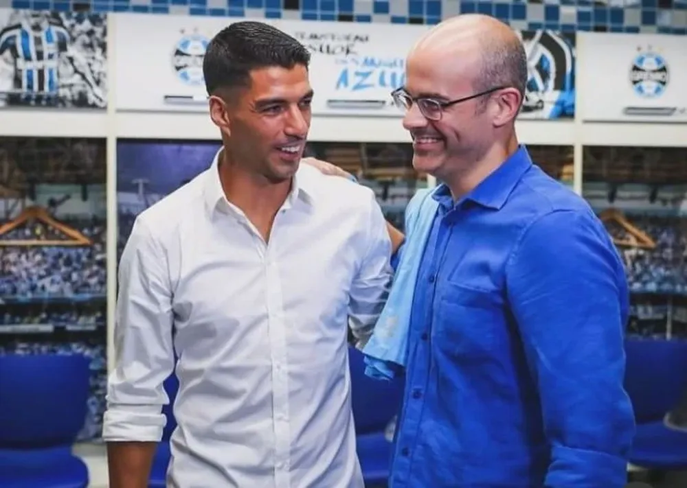 Luis Suárez y Paulo Caleffi