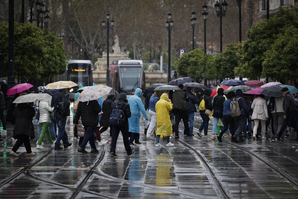 Tiempo muy frío y lluvioso en Semana Santa 2025.
