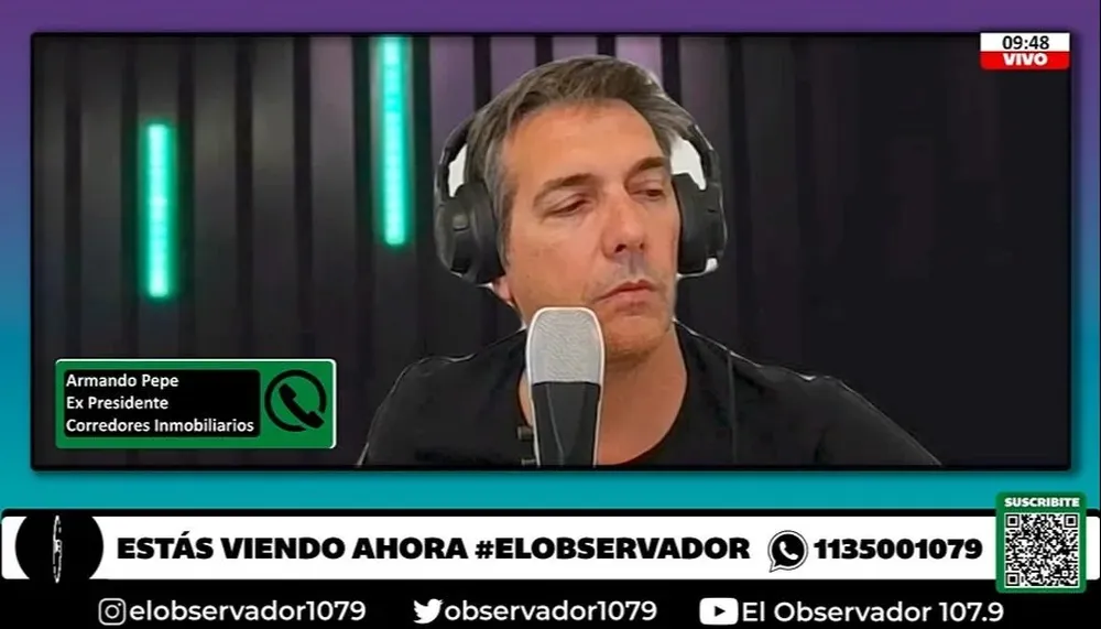 Armando Pepe, expresidente de corredores inmobiliarios de la Ciudad