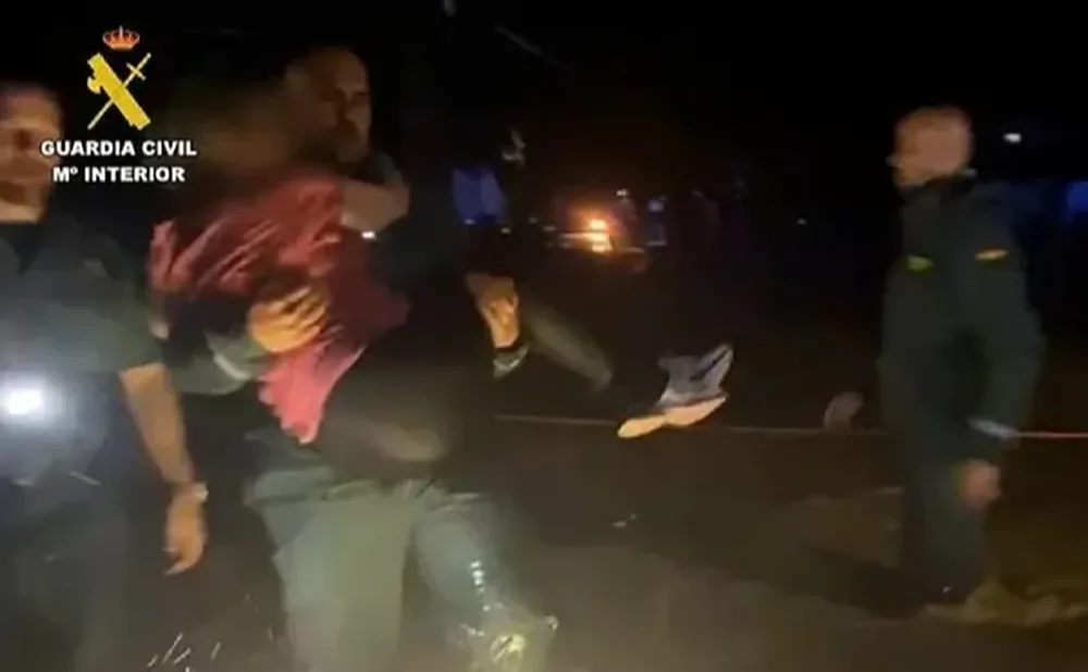 El niño rescatado en Aldea del Fresno