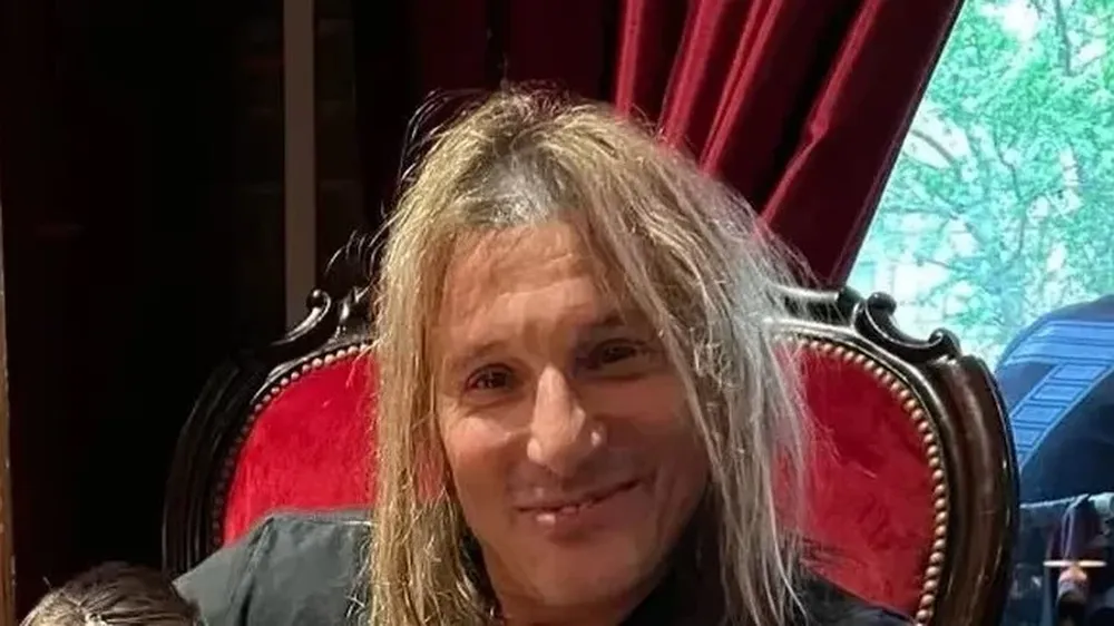 Claudio Paul Caniggia y su nieta, Venezia