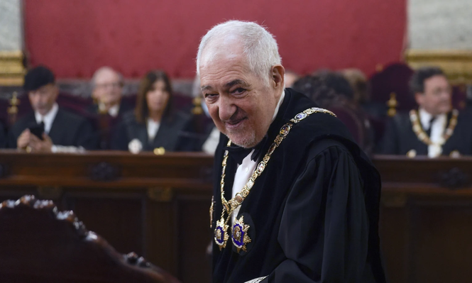 El presidente del Tribunal Constitucional, Cándido Conde- Pumpido