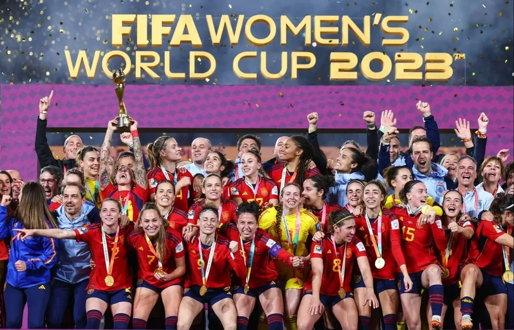Las españolas gritaron muy fuerte: ¡campeonas!