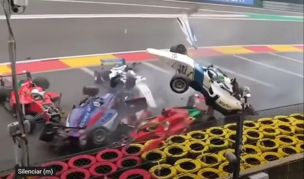 El tremendo accidente, sin consecuencias para los pilotos que se dio en la Fórmula W Series, que se corre previo a la Fórmula Uno