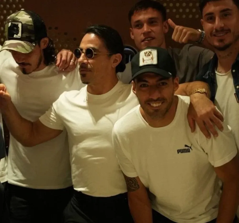 Luis Suárez y Salt Bae