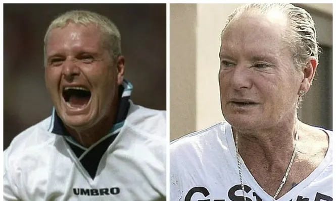 El deterioro de Paul Gascoigne, por el alcohol, es un símbolo del peligro de los vicios