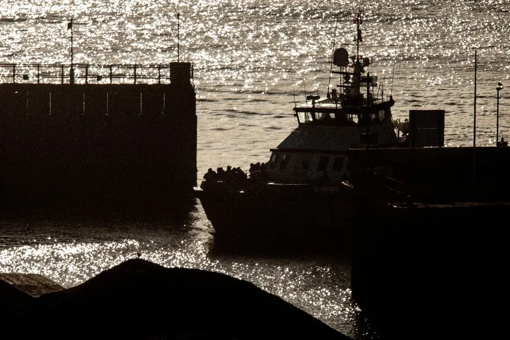 El barco humanitario tenía unos 230 migrantes a los que se les había negado desembarcar en Italia (foto archivo)