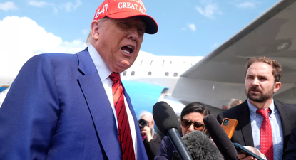 Donald Trump, en Nueva Jersey, donde critico a España.