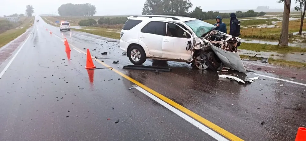 El accidente ocurrió sobre la hora 15:00 de este lunes en el kilómetro 274 de ruta 8