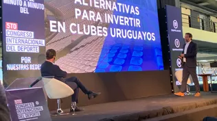 El economista Ignacio Munyo durante la presentación del informe.