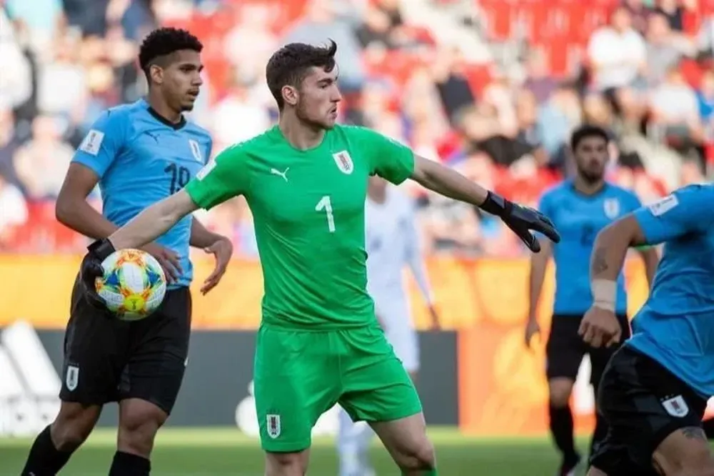 Israel y Araujo en la selección Sub 20, en 2019