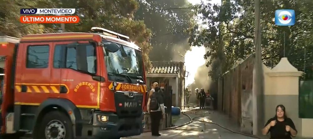 Incendio en centro Mides del Prado