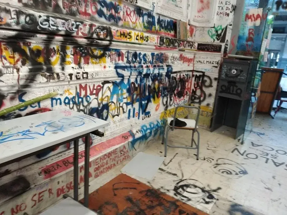 Así se ve por dentro el salón en el que se reunía el gremio