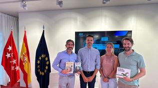 Luis Lehmann presentó Economía Circular en la feria del Libro de Madrid.