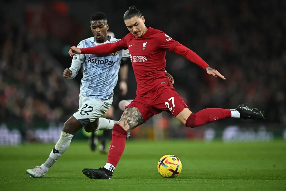 Darwin Núñez terminó su primer año en Inglaterra