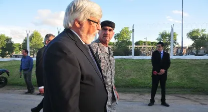 Yroa y Bonomi participaron del quinto aniversario de la Guardia Republicana