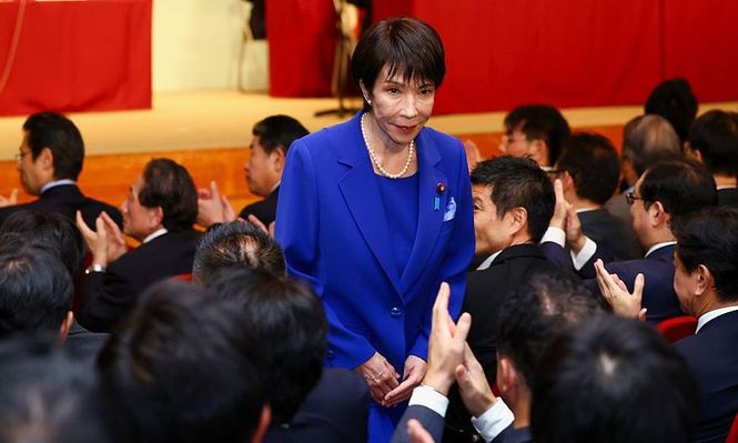 Sanae Takaichi es la primera mujer en convertirse en primera ministra de Japón.