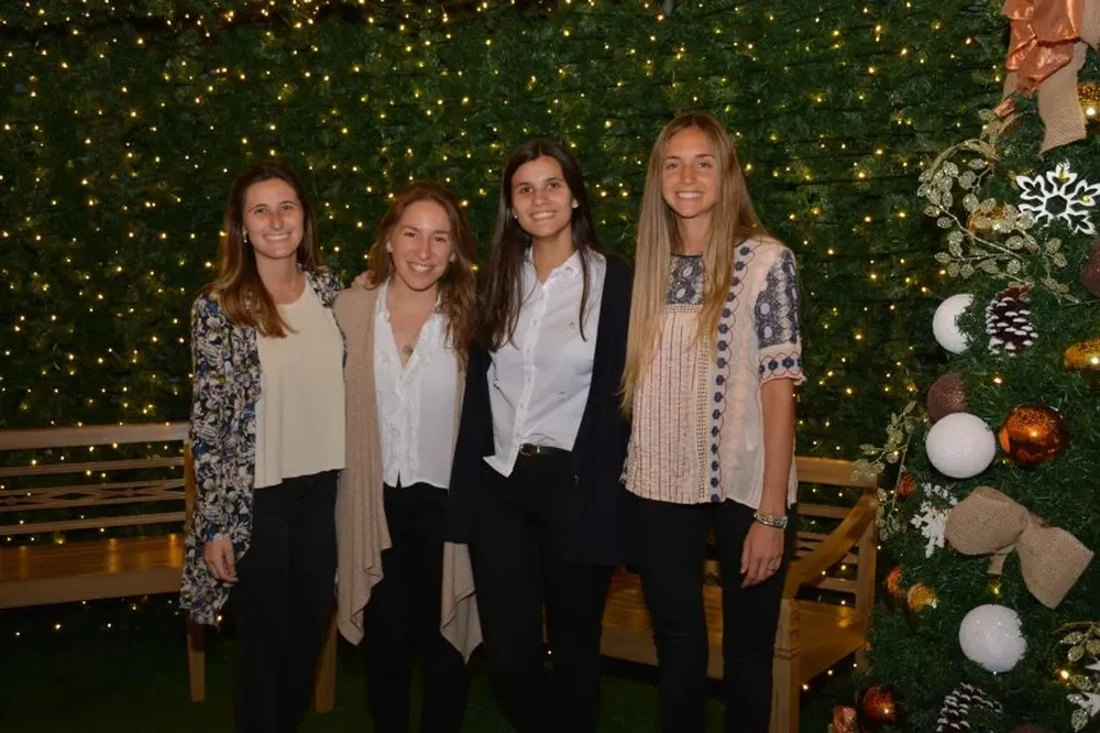 Camila Álvarez, Inés Levrero, Camila Abreu y Vanina Friedmann