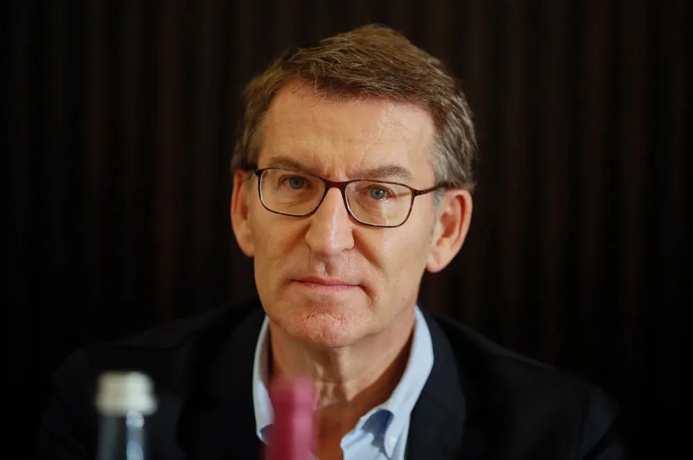El presidente del PP, Alberto Núñez Feijóo