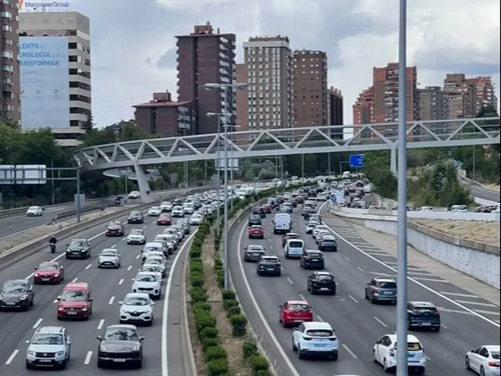 Tráfico en una autopista