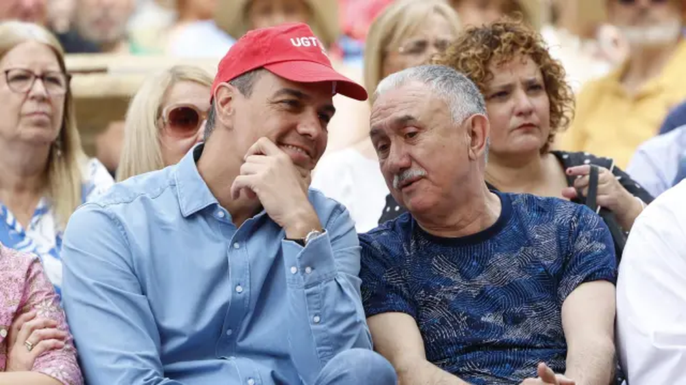 Pedro Sánchez y Pepe Álvarez