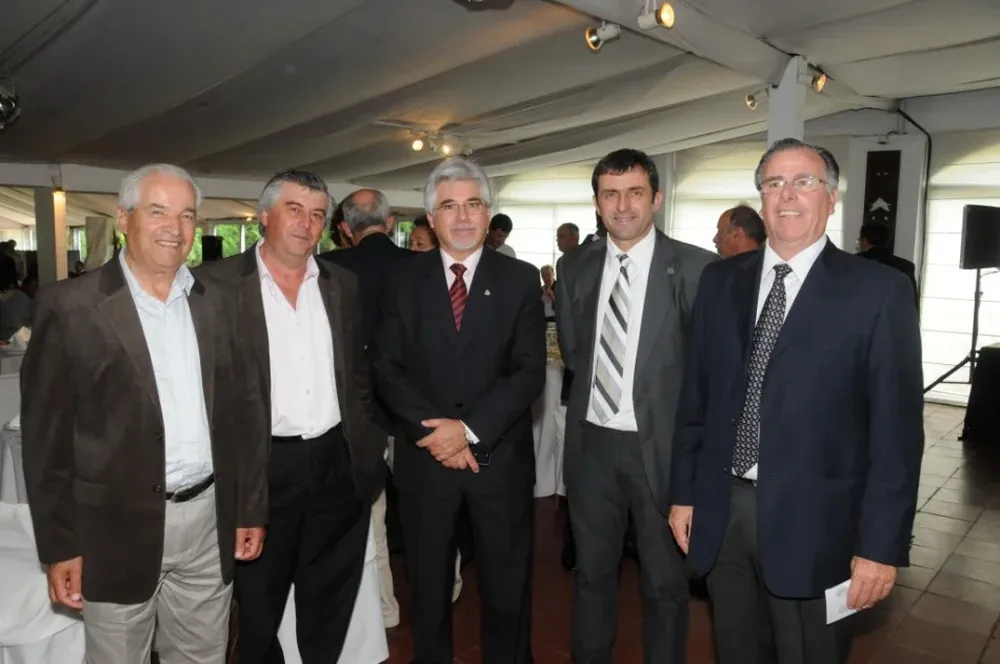 Directivos de Conaprole, gremial ANPL y ministro Tabaré Aguerre