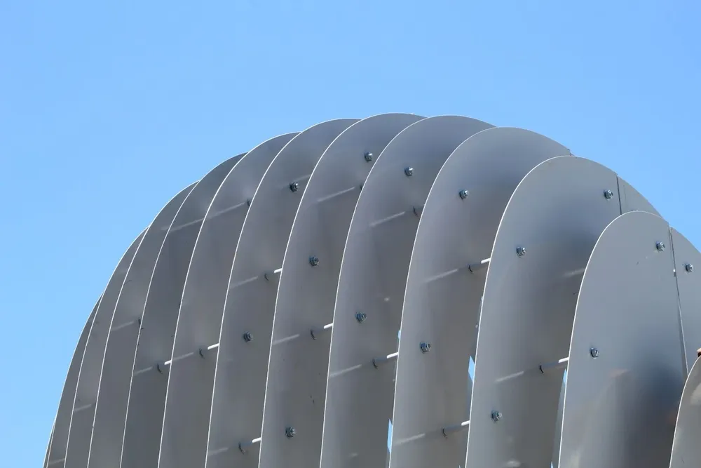 El proyecto de la cúpula permanente estuvo a cargo del arquitecto Federico Lagomarsino