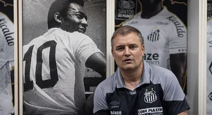 Diego Aguirre fue presentado como nuevo técnico de Santos de Brasil