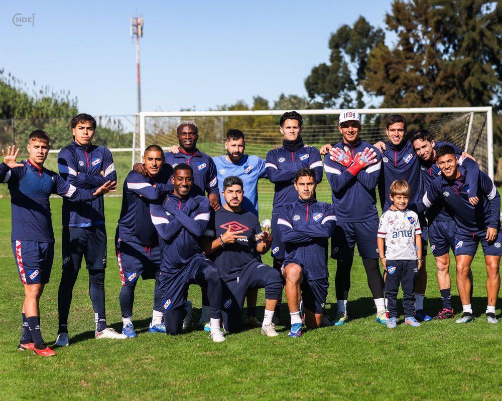 Los jugadores de Nacional que ganaron el fútbol informal de este jueves